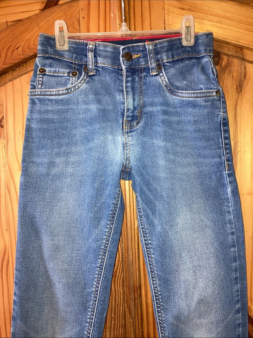 Boys Levi’s 514 blue jeans size 12 (26X27)